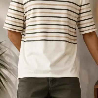 Patron de couture tee-shirt homme Hercule Elsa Couture, visuel principal du modèle