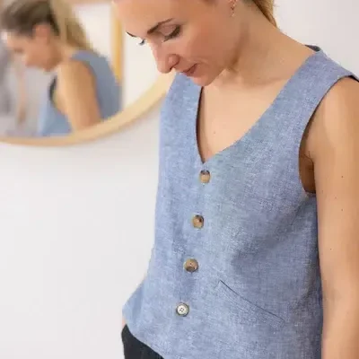 Top/Robe Violette - Patron Couture PDF ou Pochette par Joli Lab