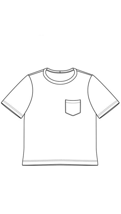Le patron du tshirt manches courtes pour enfant du Papa de Jojo