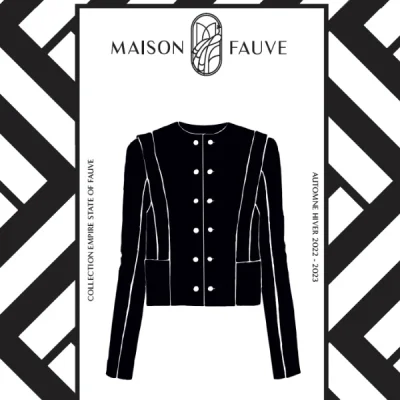 Patron couture veste Metropolis de Maison Fauve